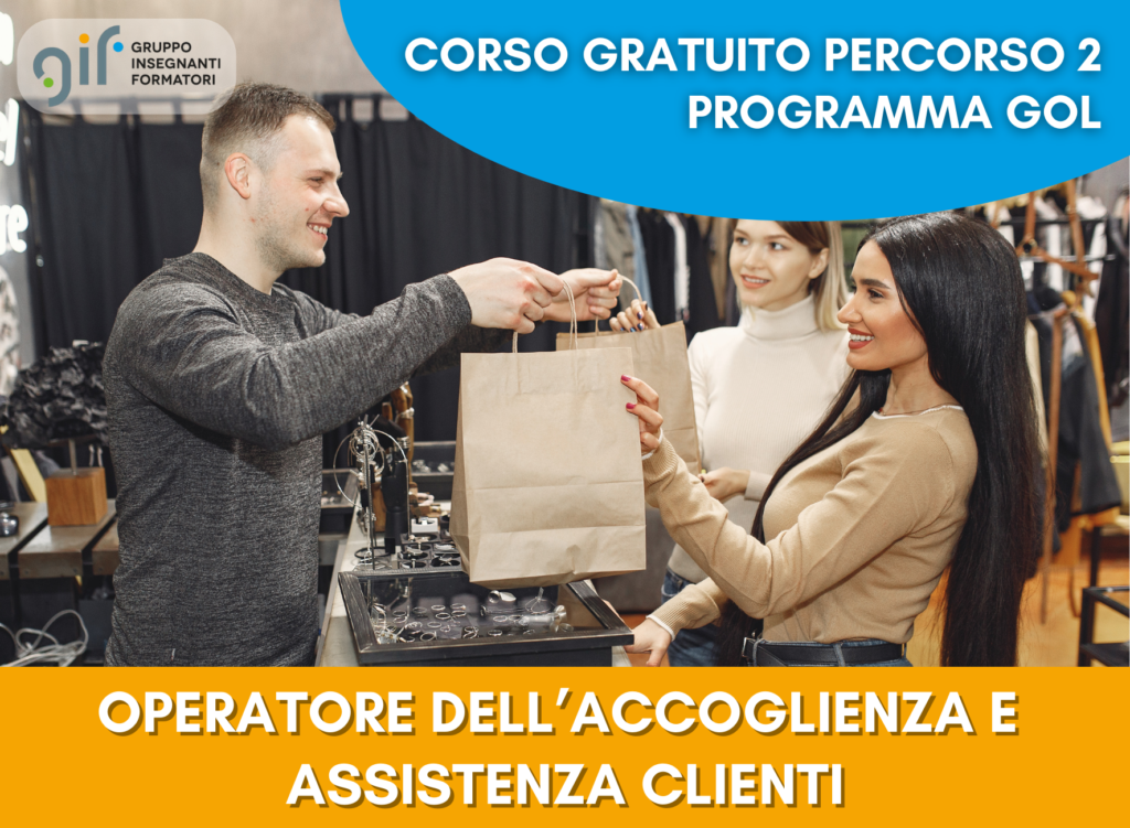 OPERATORE ACCOGLIENZA E ASSISTENZA CLIENTI